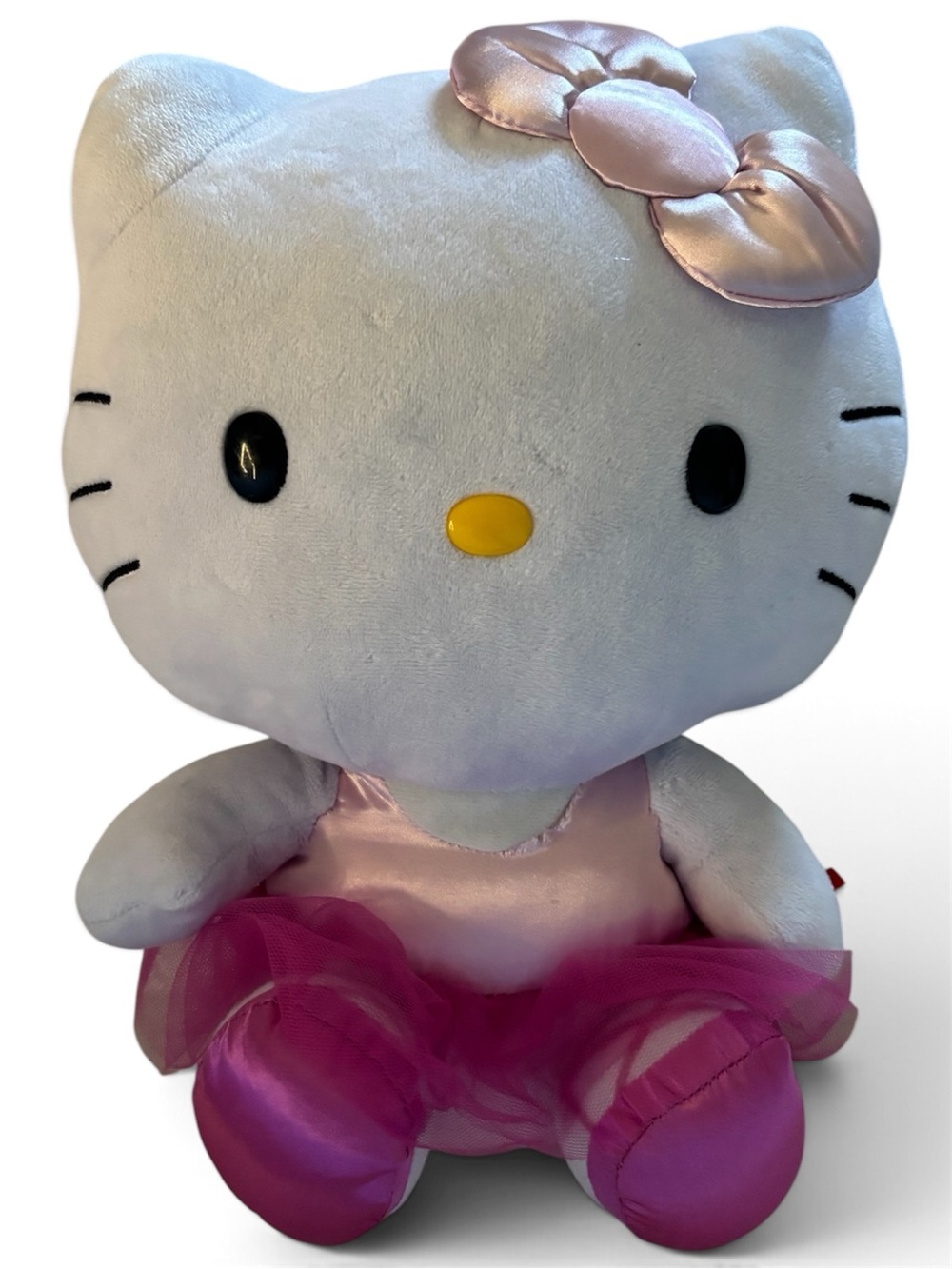 Hello Kitty White Plush with Pink Dress and Bow